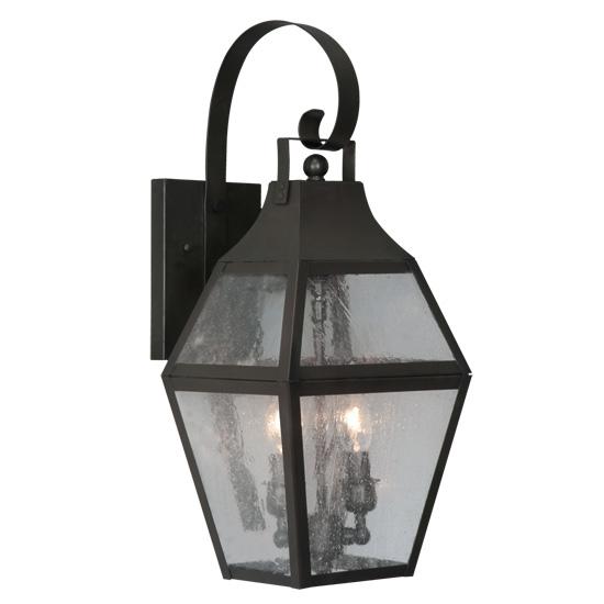 2 Light Bronze Outdoor Wall Lantern