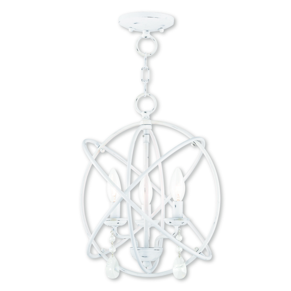 3 Light AW Mini Chandelier/Ceiling Mount