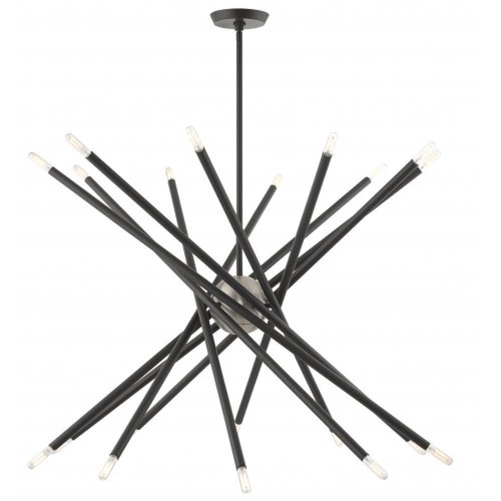 20 Lt Scandinavian Gray Chandelier