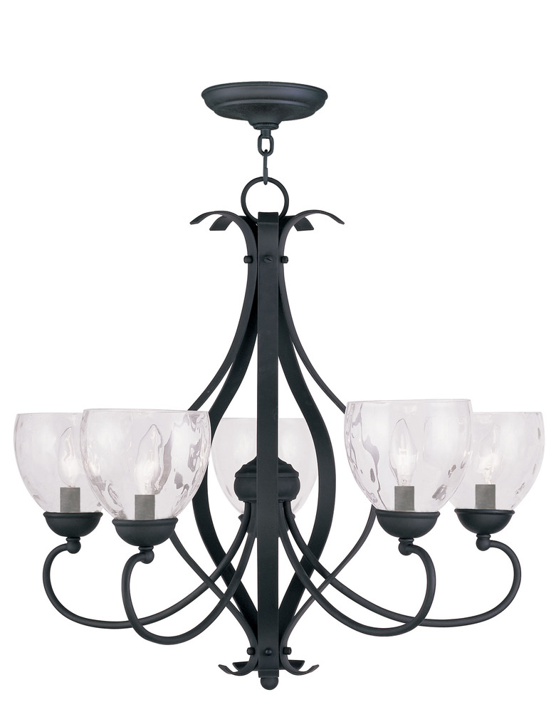 5 Light Black Chandelier