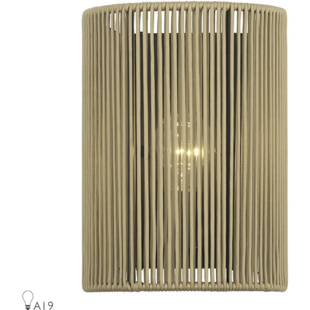 1 Light English Bronze ADA Sconce