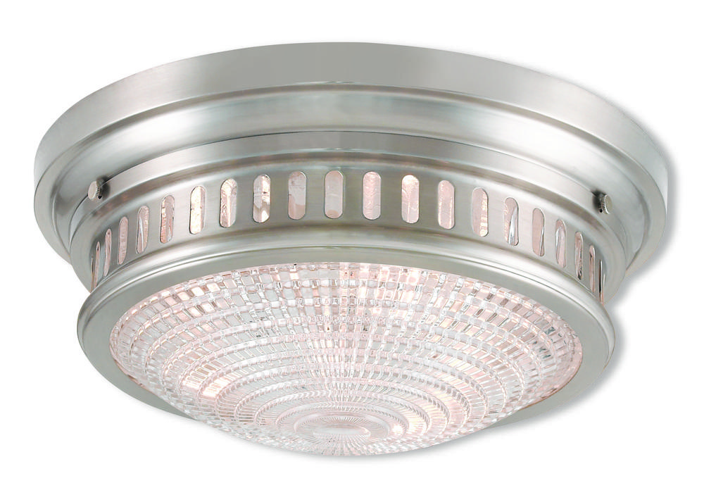 3 Light Brushed Nickel Ceiling Mount