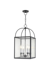 Livex Lighting 4046-04 - 4 Light Black Chain Lantern