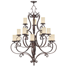 Livex Lighting 5497-58 - 15 Light Imperial Bronze Chandelier