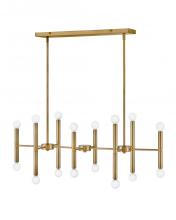 Lark 83196LCB - Large Sixteen Light Linear Chandelier