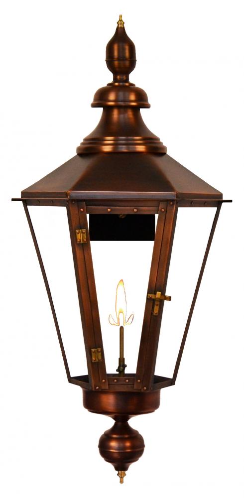 CopperSmith Eslava Street 61 Inch Gas Lantern in Antique Copper