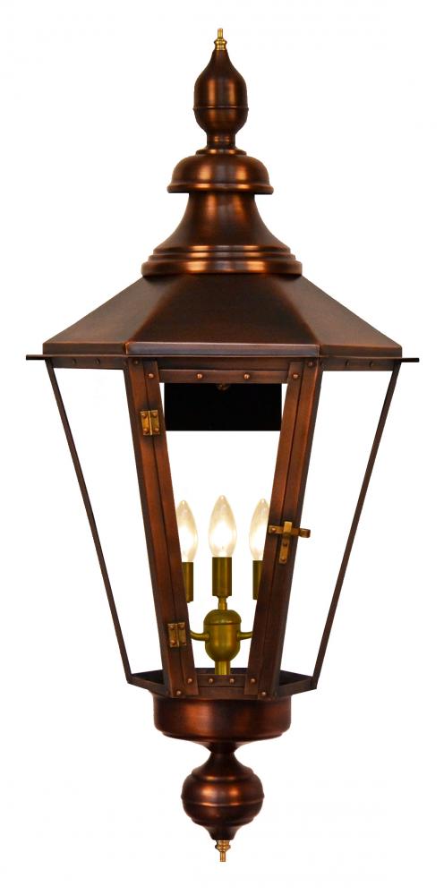 CopperSmith Eslava Street 63 Inch Electric Lantern in Antique Copper