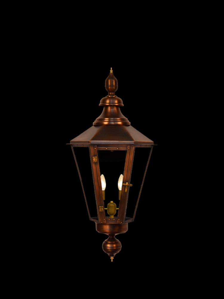 CopperSmith Eslava Street 61 Inch Electric Lantern in Antique Copper
