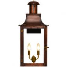 The Coppersmith SO22E - The CopperSmith Somerset 23" Tall Copper Electric Wall Mount Outdoor Light Lantern Sconce