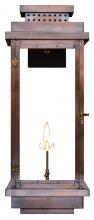 The Coppersmith CO31G - The CopperSmith Contempo 31" Tall Copper Gas Wall Mount Outdoor Light Lantern Sconce