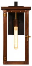 The Coppersmith DN23E - The CopperSmith Dinardi 23" Tall Copper Electric Wall Mount Outdoor Light Lantern Sconce