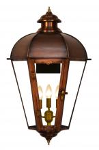The Coppersmith JS64E - The CopperSmith Joachim Street 34" Tall Copper Electric Wall Mount Outdoor Light Lantern Sconce