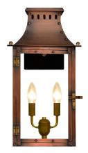 The Coppersmith MS16E - The CopperSmith Market Street 16" Tall Copper Electric Wall Mount Outdoor Light Lantern Sconce