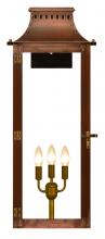 The Coppersmith MS30E - The CopperSmith Market Street 30" Tall Copper Electric Wall Mount Outdoor Light Lantern Sconce