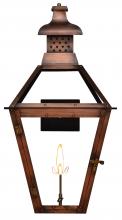 The Coppersmith PH29G - The CopperSmith Pebble Hill 32" Tall Copper Gas Wall Mount Outdoor Light Lantern Sconce