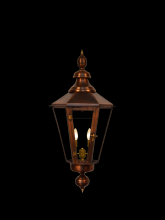 The Coppersmith ES61E - The CopperSmith Eslava Street 27" Tall Copper Electric Wall Mount Outdoor Light Lantern Sconce