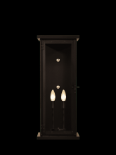 The Coppersmith VR25E - The CopperSmith Vieira 26" Tall Copper Electric Wall Mount Outdoor Light Lantern Sconce