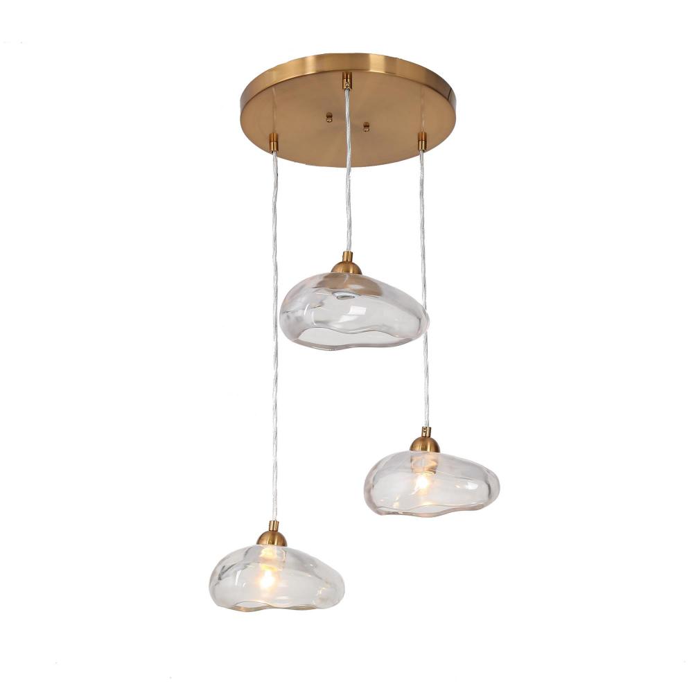Ranunculus 3-Light Chandelier