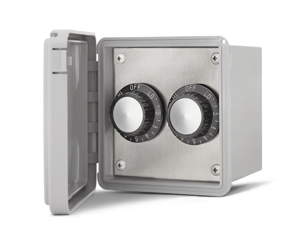 Dual Surface Mount w/ Weatherproof Gang Box and Cover