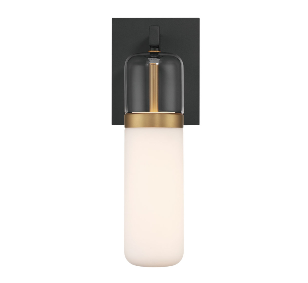 Verona 1 Light LED Wall Mount Black