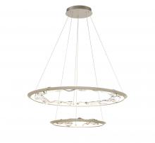 Lib & Co. US 12164-041 - Nettuno,2 Tier LED Chandelier, Painted Brushed Champagne