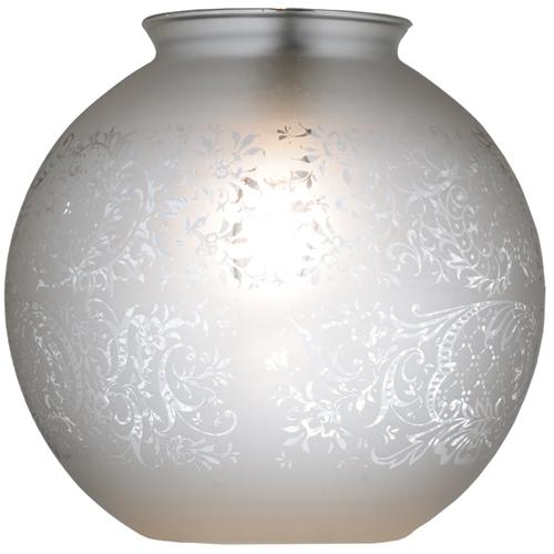 8" Wide Vianne Hand Blown Shade