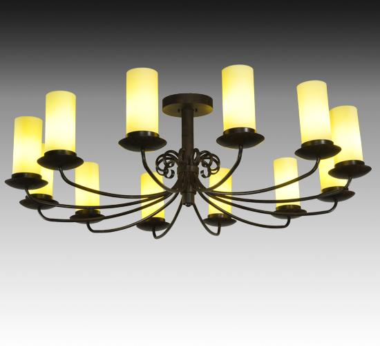 54" Wide Atria 12 Light Chandelier