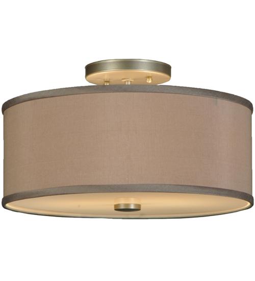 14" Wide Cilindro Flushmount