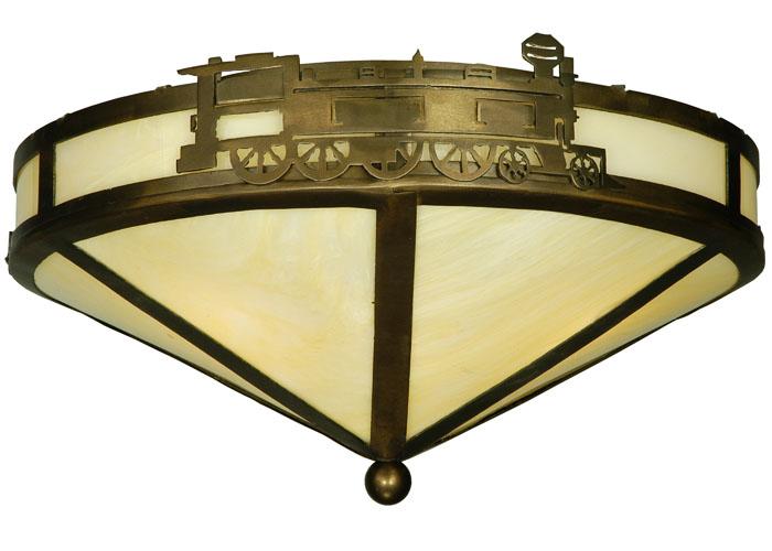 16" Wide Train Flushmount