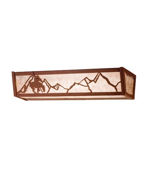 24" Wide Trails End Vanity Light