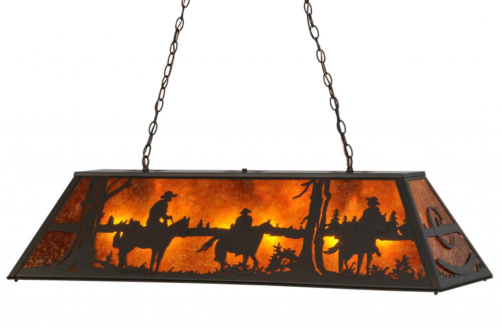 48" Long Personalized Rockin' C Ranch Oblong Pendant