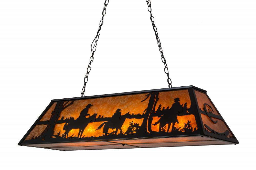 48" Long Personalized Rockin' C Ranch Oblong Pendant