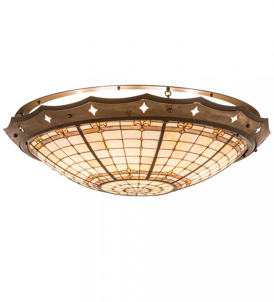 42" Wide Fleur-de-Lite Flushmount