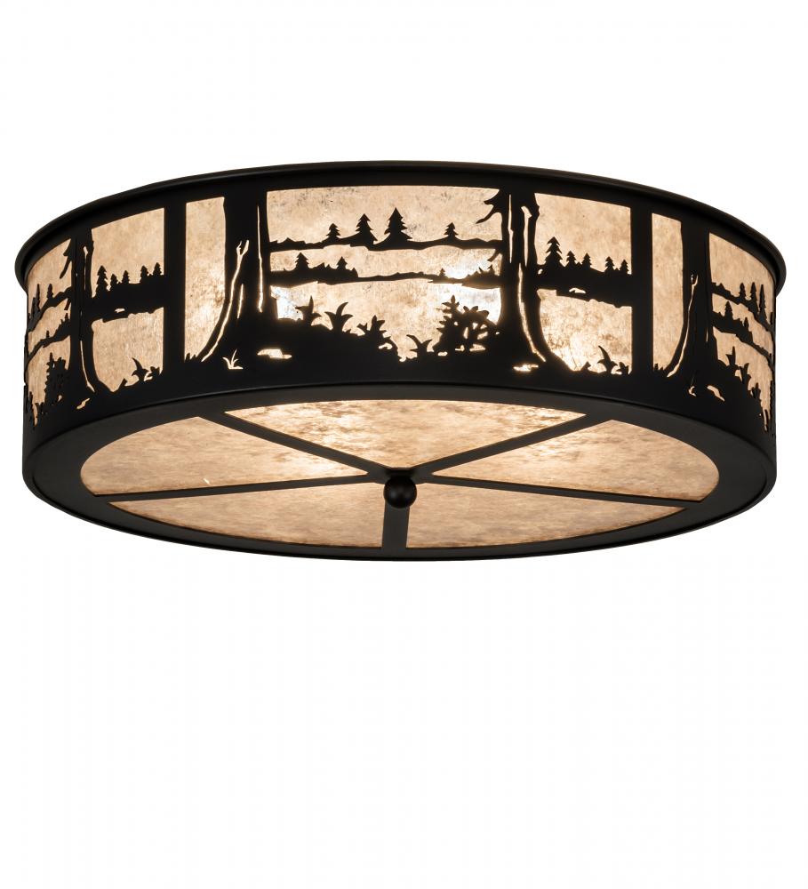 22" Wide Quiet Pond Flush Mount