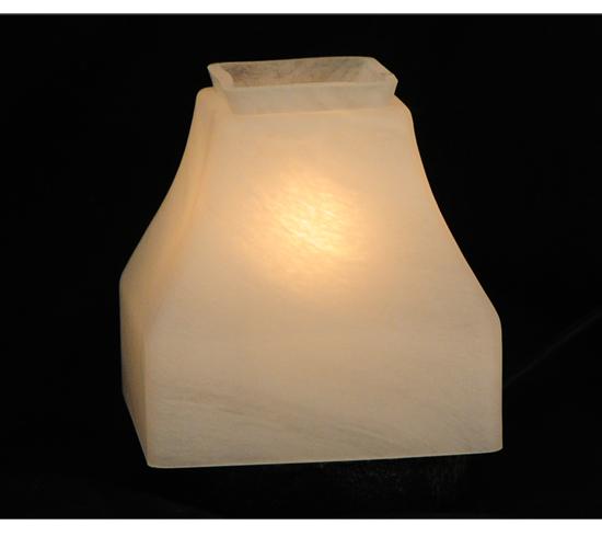 5" Square Bungalow Alabaster Shade