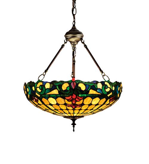 18" Wide Duffner & Kimberly Colonial Inverted Pendant