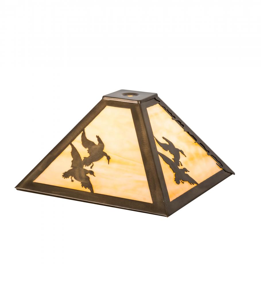 12" Square Ducks in Flight Shade