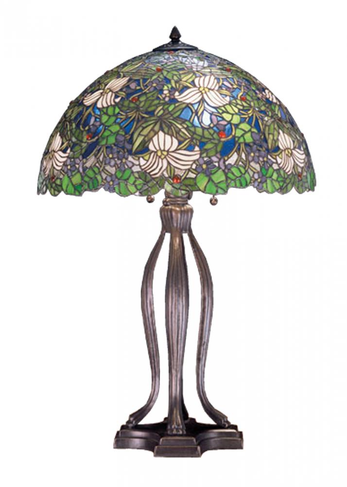 30" High Trillium & Violet Table Lamp