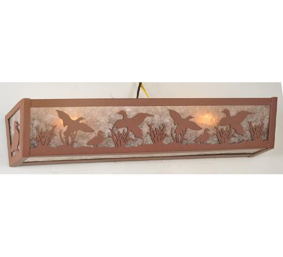 24" Wide Ducks in Flight Vanity Light