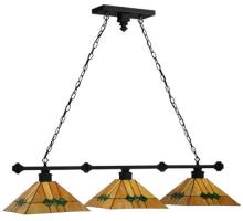 Meyda Green 123291 - 42" Long Martini Mission 3 Light Island Pendant