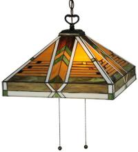 Meyda Green 130750 - 17" Square Abilene Pendant