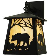 Meyda Green 133427 - 7" Wide Bear at Dawn Hanging Wall Sconce