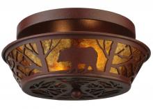 Meyda Green 140650 - 13.5" Wide Bear on the Loose Flushmount