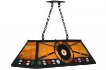 Meyda Green 140891 - 39" Long Personalized 8 Ball Drip Drop Tavern Oblong Pendant