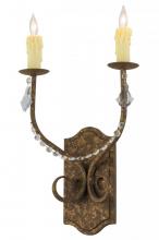 Meyda Green 144397 - 14" Wide Samuel 2 Light Wall Sconce