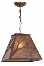 Meyda Green 145310 - 13" Square Branches Pendant