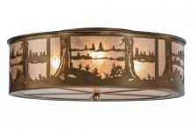 Meyda Green 148476 - 22" Wide Quiet Pond Flush Mount