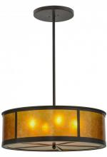 Meyda Green 152669 - 28"W Smythe Craftsman Pendant