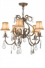 Meyda Green 167681 - 24"W Chantilly 5 LT Chandelier