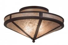 Meyda Green 169174 - 22" Wide Craftsman Prime Flushmount